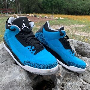 Nike Air Jordan Retro 3 Powder Blue Size 12